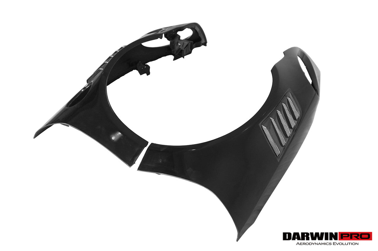 Porsche 911 992 BKSS Style Partial Carbon Fiber Front Fenders 2019-2024