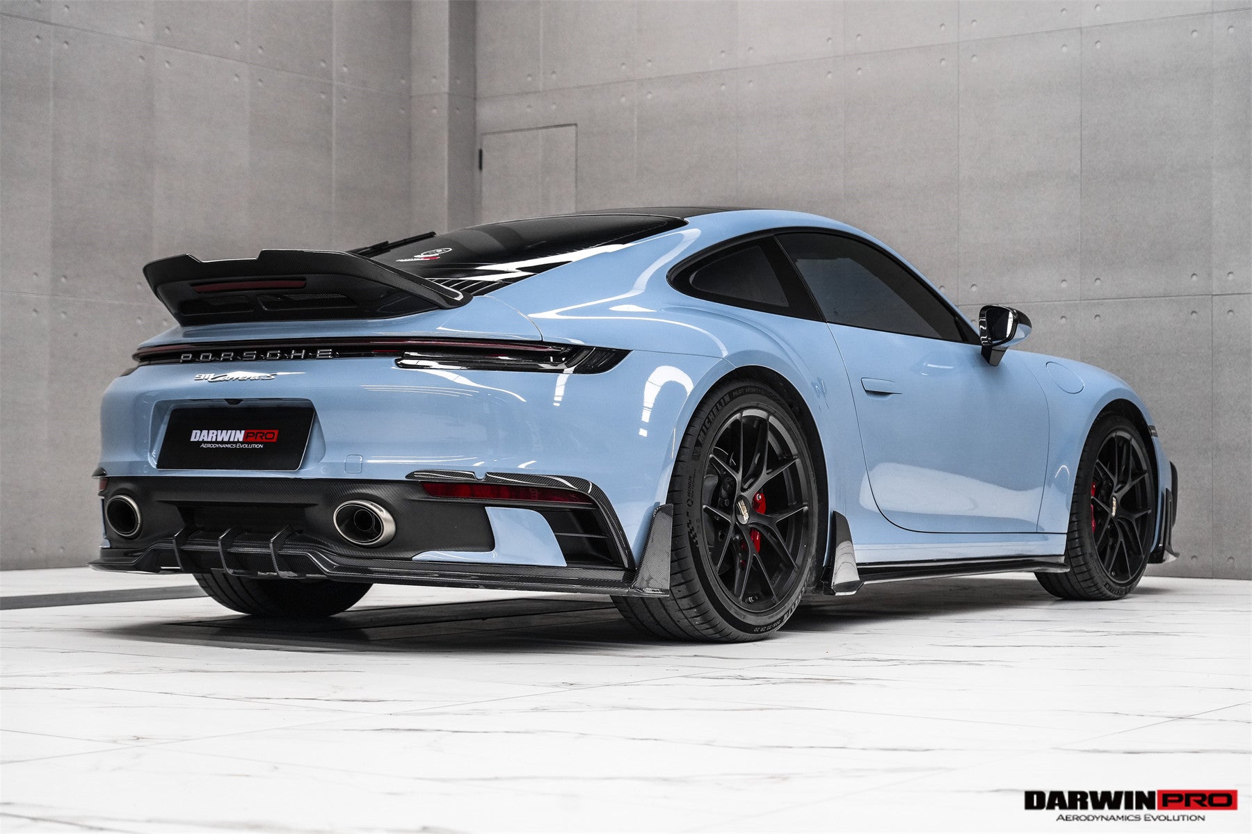 2019 - 2024 Porsche 911 992 Carrera S & 4 & 4S BKSS Ver.4 Style Trunk Wing