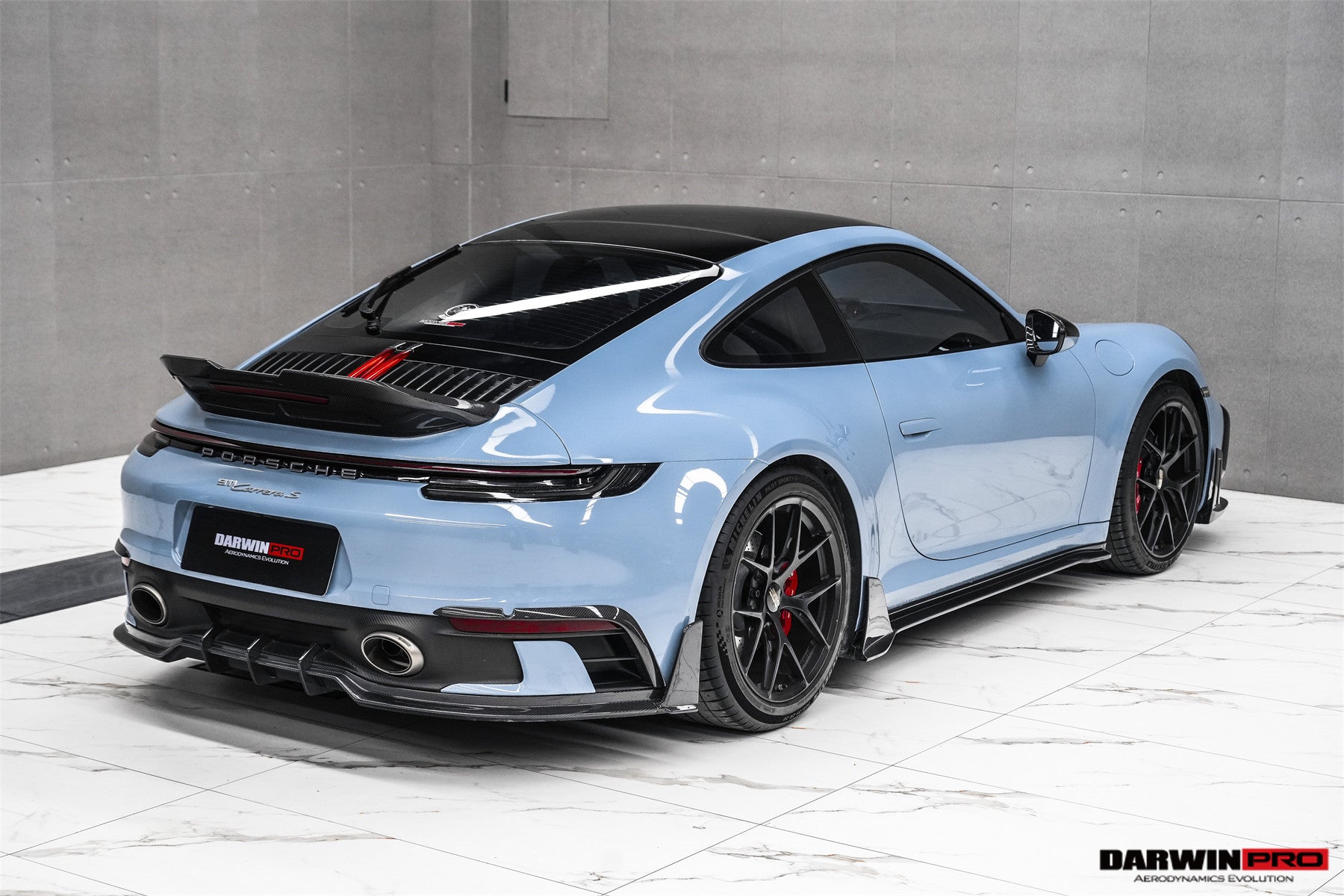 2019 - 2024 Porsche 911 992 Carrera S & 4 & 4S BKSS Ver.4 Style Trunk Wing