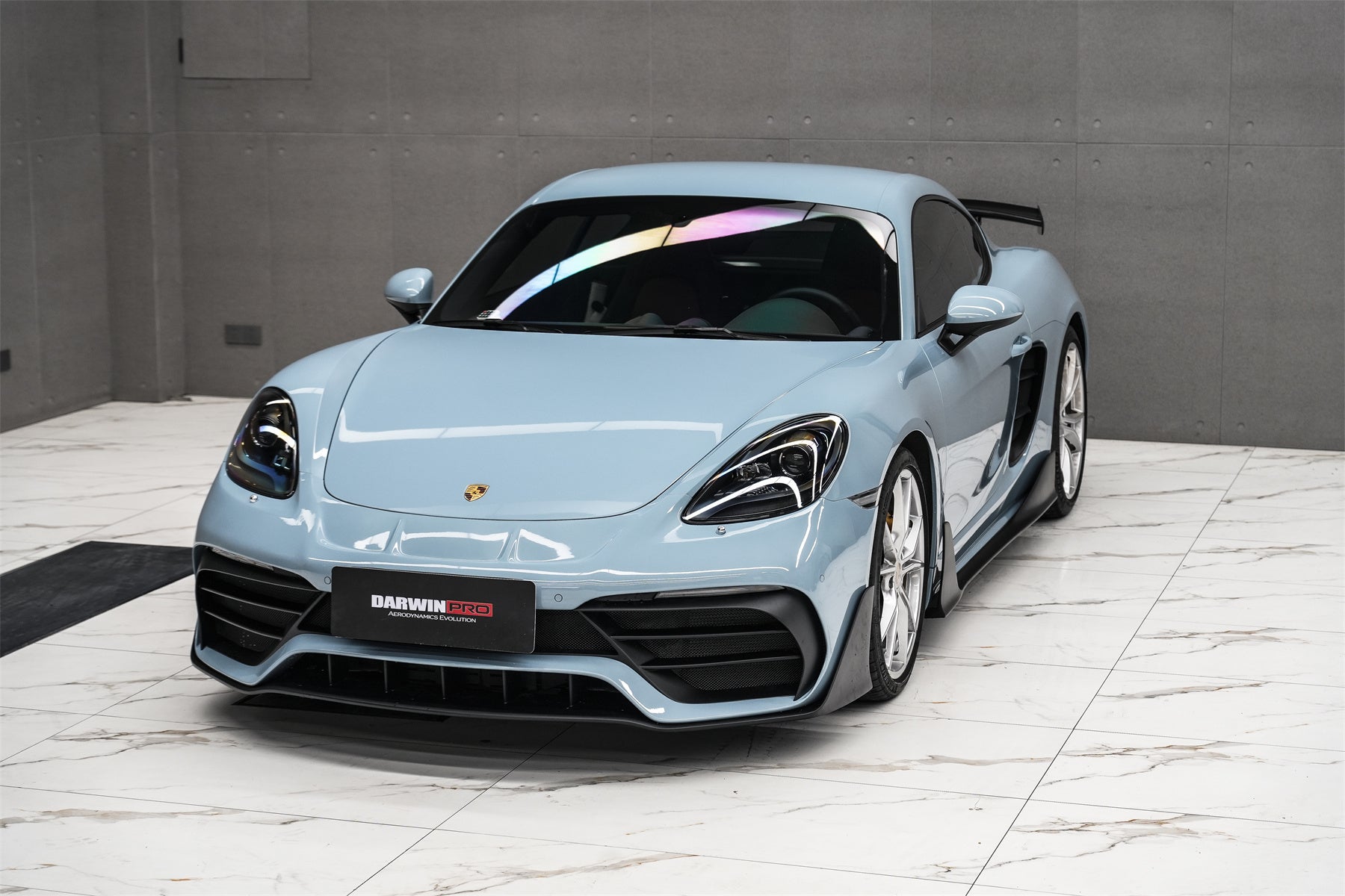 2021 - 2024 Porsche 718 Cayman & Boxster Stuttmate Part Carbon Fiber Front Bumper With ACC Hole