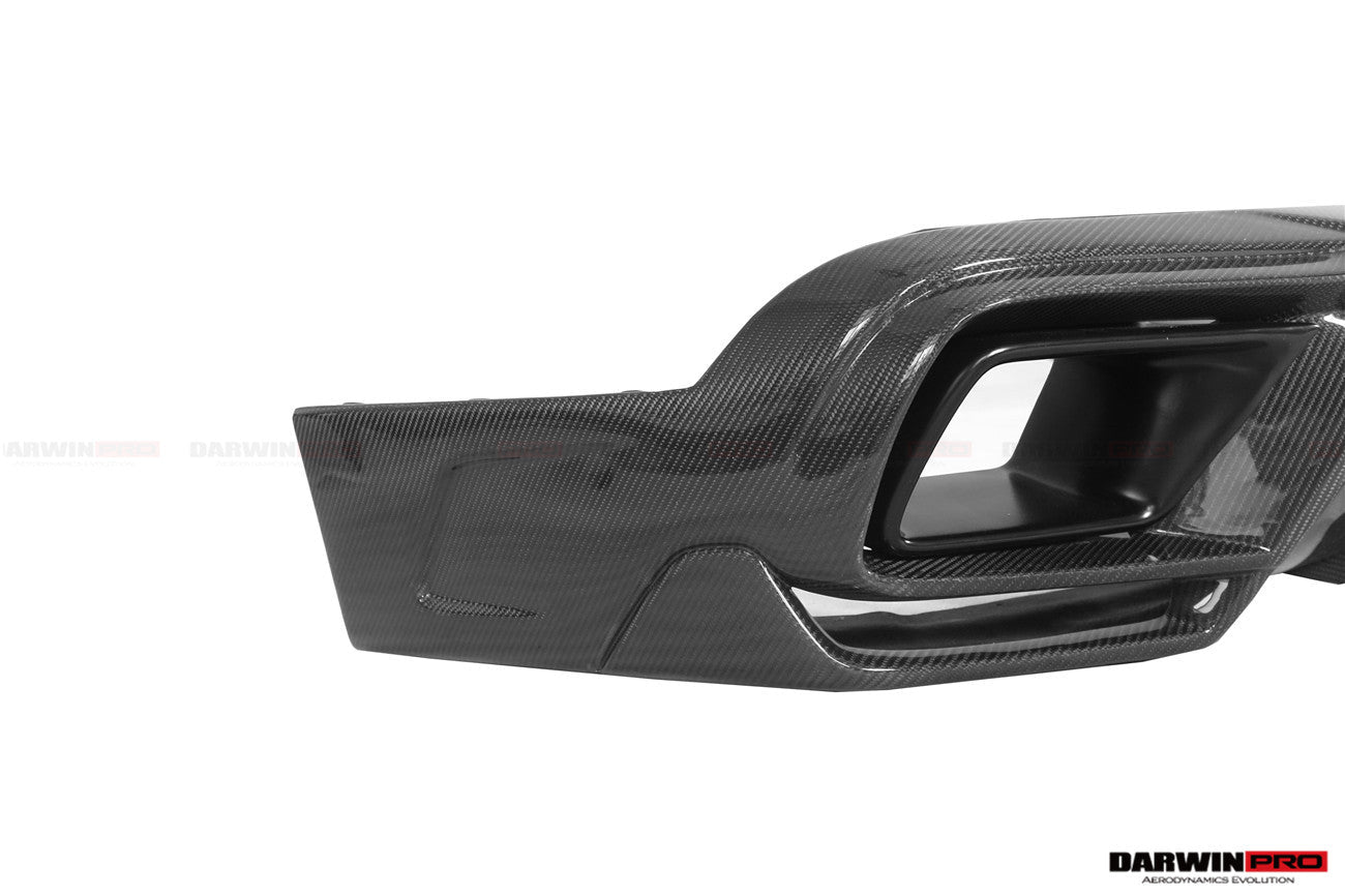 Rolls-Royce Cullinan BKSS Style Carbon Fiber Rear Diffuser Exhaust Tips 2018-2024
