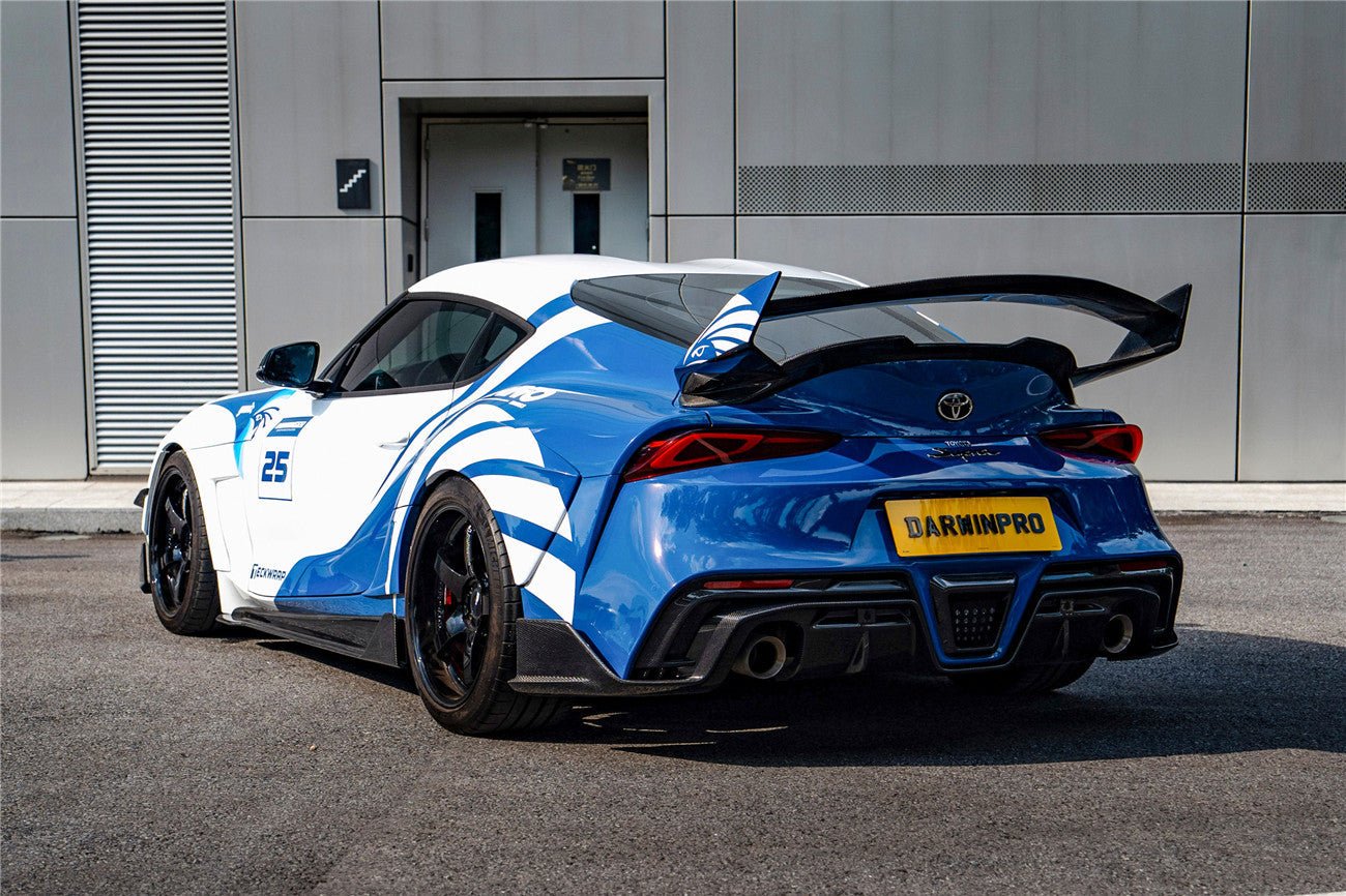 2019-UP Toyota GR Supra (J29 DB) A90 A91 BKSSII Style Carbon Fiber Wing - DarwinPRO Aerodynamics