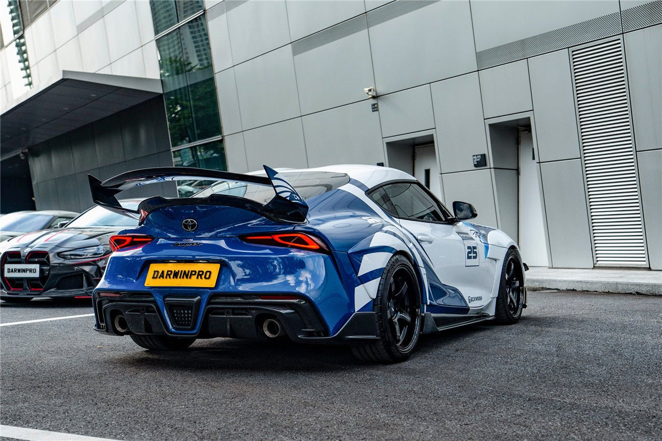 2019-UP Toyota GR Supra (J29 DB) A90 A91 BKSSII Style Carbon Fiber Wing - DarwinPRO Aerodynamics