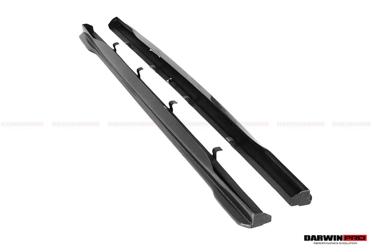 Audi RS6 Avant C8 RS7 Quattro BKSS Style Carbon Fiber Side Skirts 2019-Up