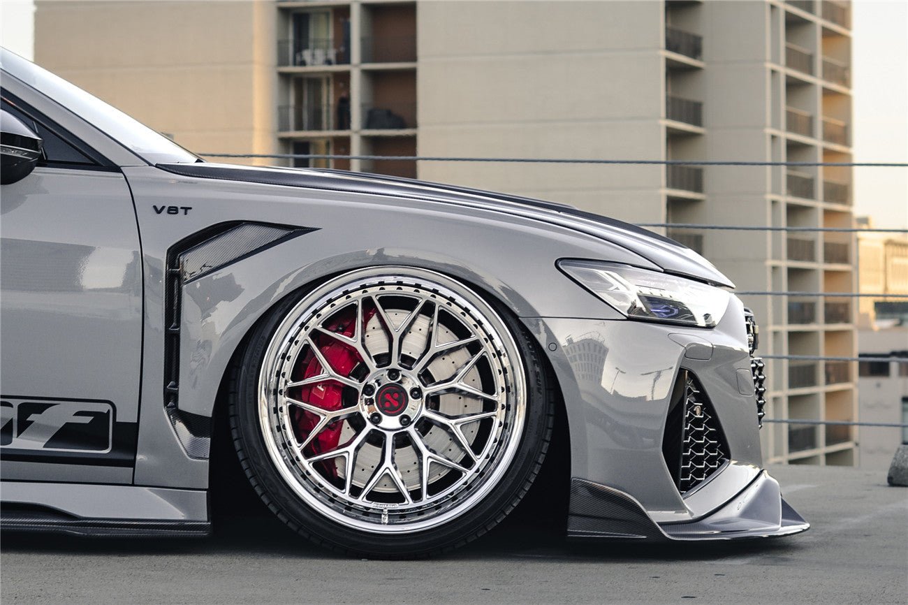 DarwinPRO 2019-2023 Audi RS6 Avant C8 IMP Performance Front Fender - DarwinPRO Aerodynamics