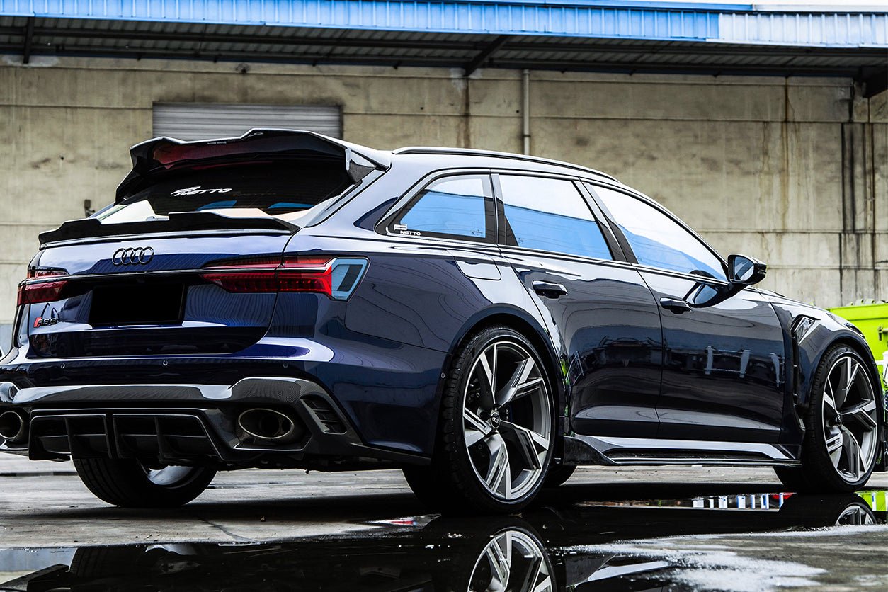 2019 - 2025 Audi RS6 Avant C8 & RS7 Quattro BKSS Style Rear Diffuser