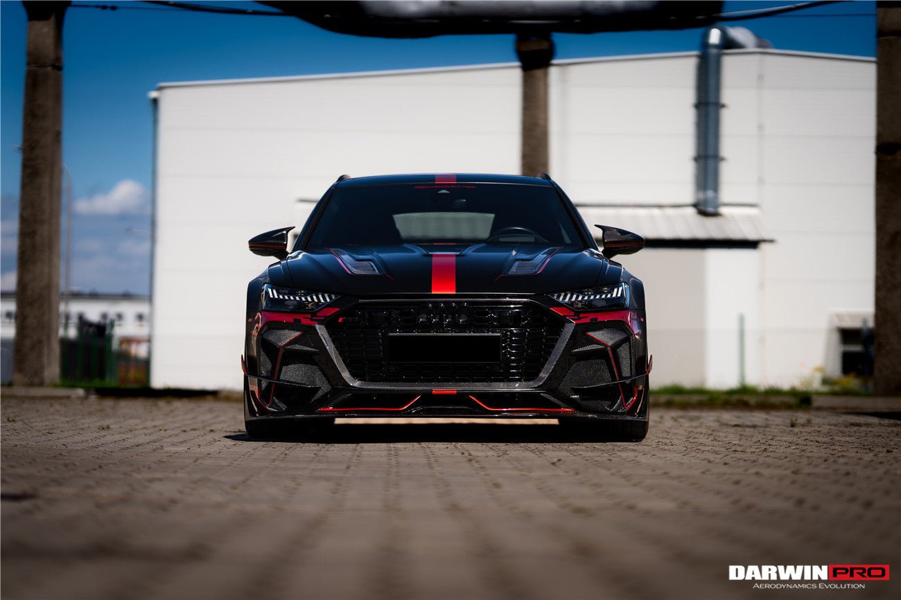 DarwinPRO 2019-UP Audi RS6 Avant C8 & RS7 Quattro IMP Performance Front Bumper - DarwinPRO Aerodynamics