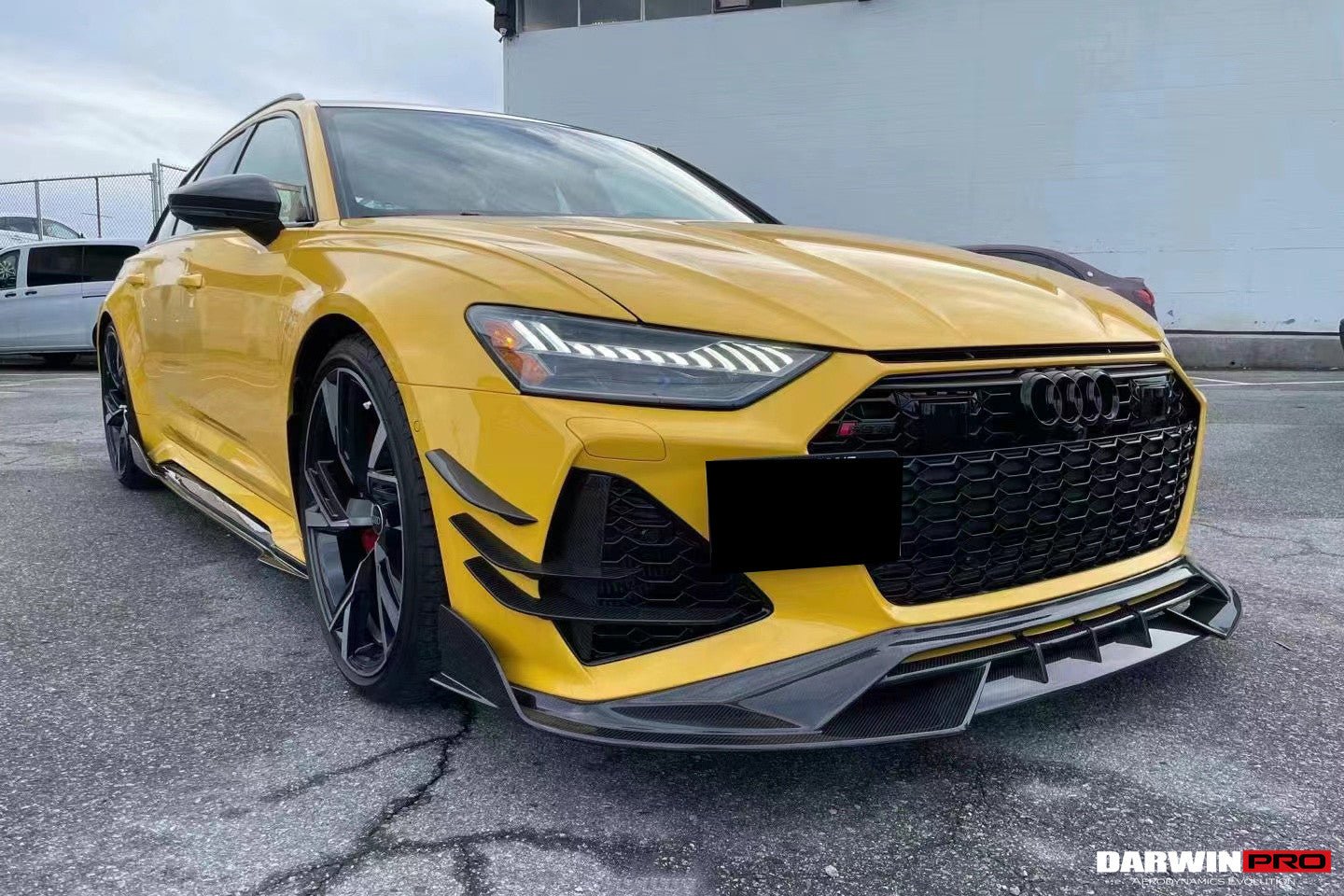 DarwinPRO 2019-UP Audi RS6 Avant C8 & RS7 Quattro IMP Performance Front Canards - DarwinPRO Aerodynamics