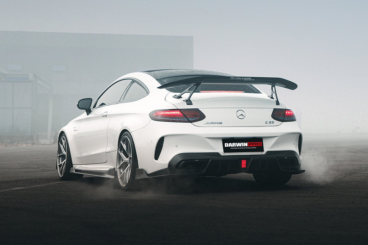 DarwinPRO 2016-2023 Mercedes Benz W205 C Class Coupe IMP Design Rear Bumper | Fit C300, C400, C43AMG - DarwinPRO Aerodynamics