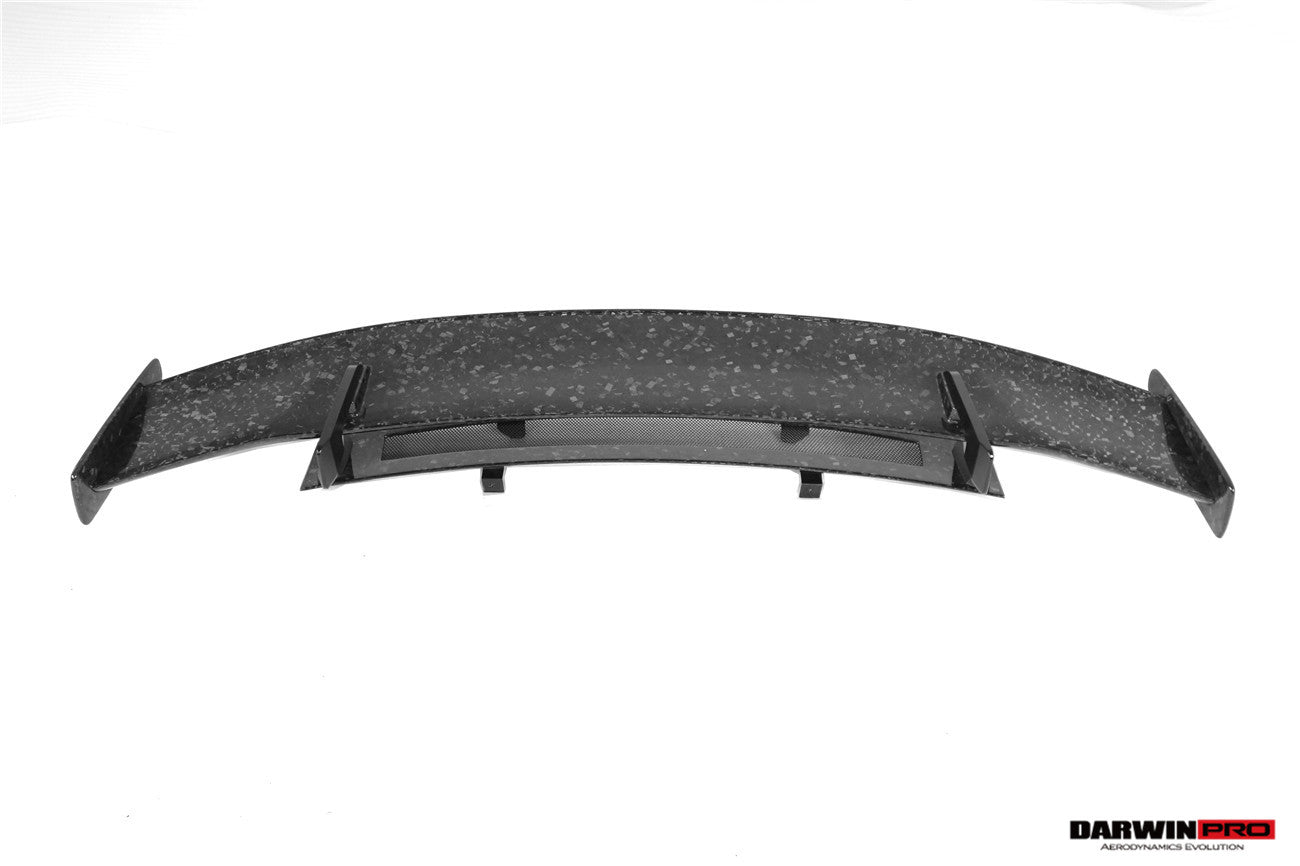 Audi R8 Type 4S Coupe Performance Parts Style Dry Carbon Fiber Trunk Wing with Base and Aluminum Legs 2016-2025