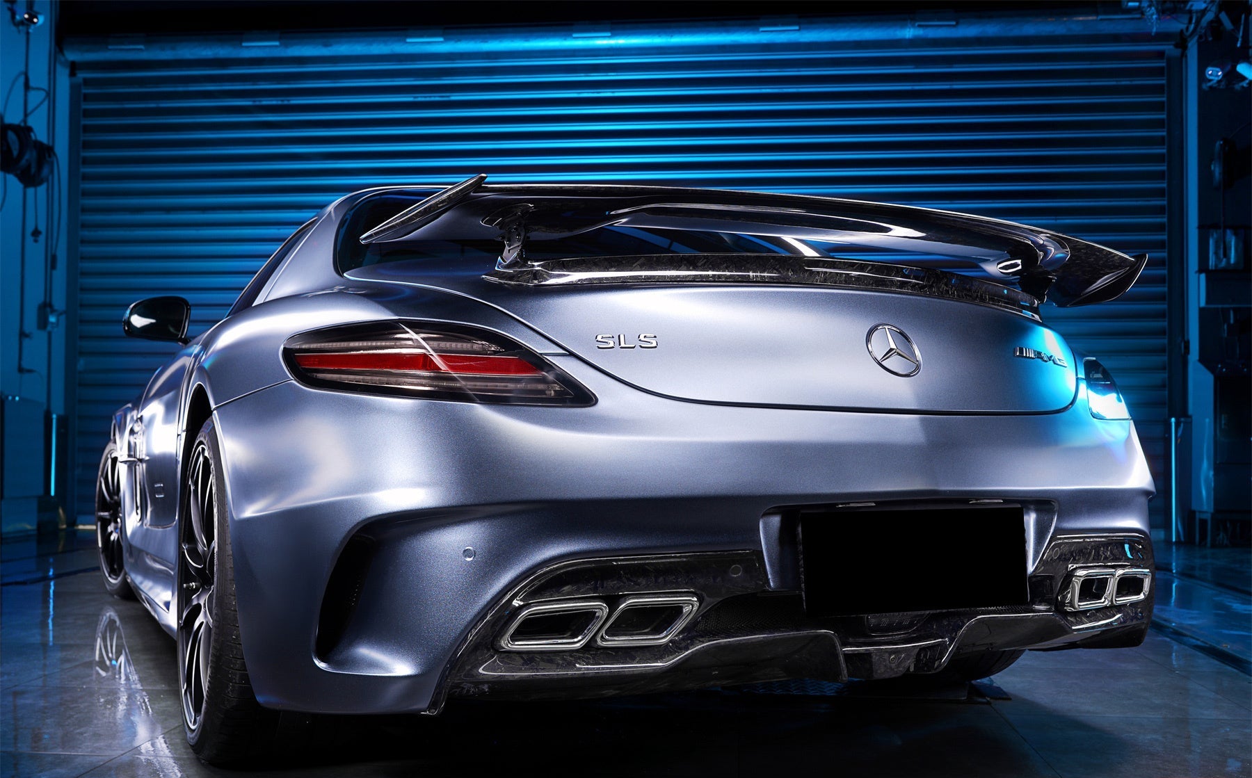 2010 - 2015 Mercedes Benz W197 SLS AMG BKSS Style Carbon Fiber Trunk Spoiler