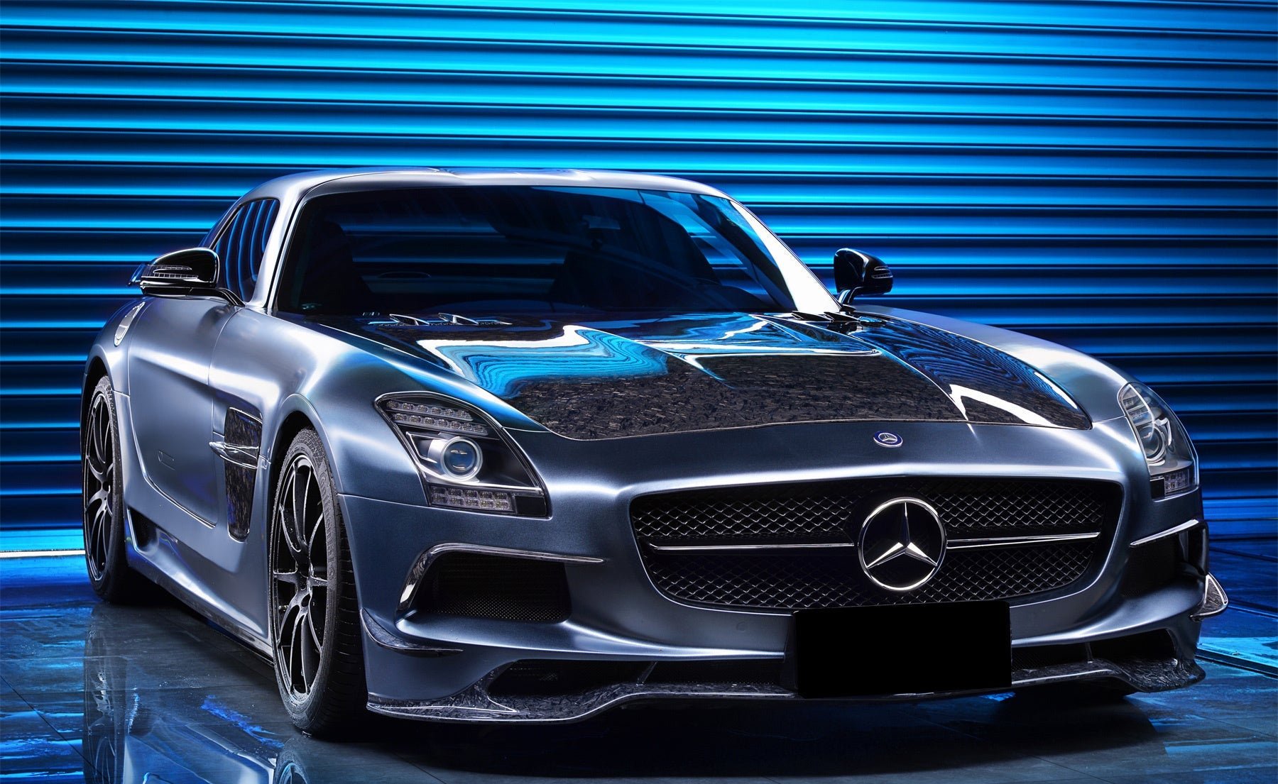 2010 - 2015 Mercedes Benz W197 SLS AMG BKSS Style Full Body Kit (Not Wide Kit)