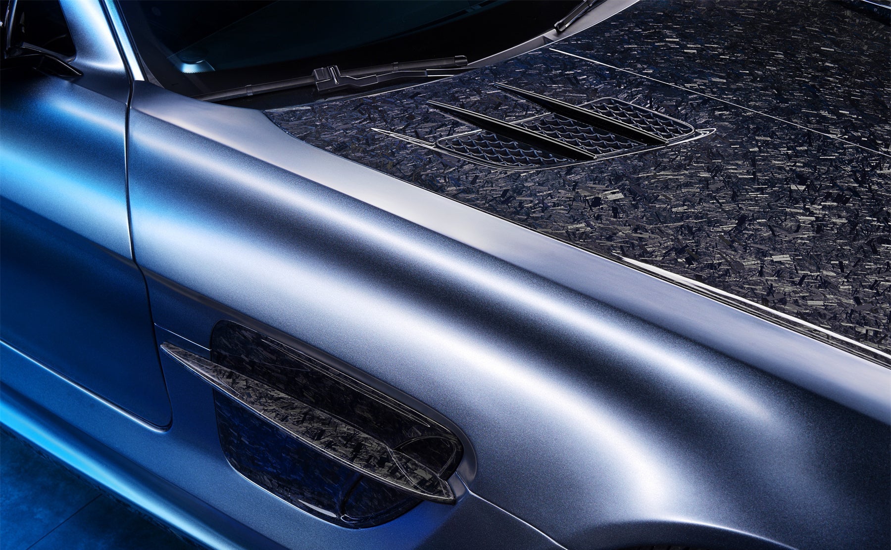 2010 - 2015 Mercedes Benz W197 SLS AMG BKSS Style Side Skirts & Fender