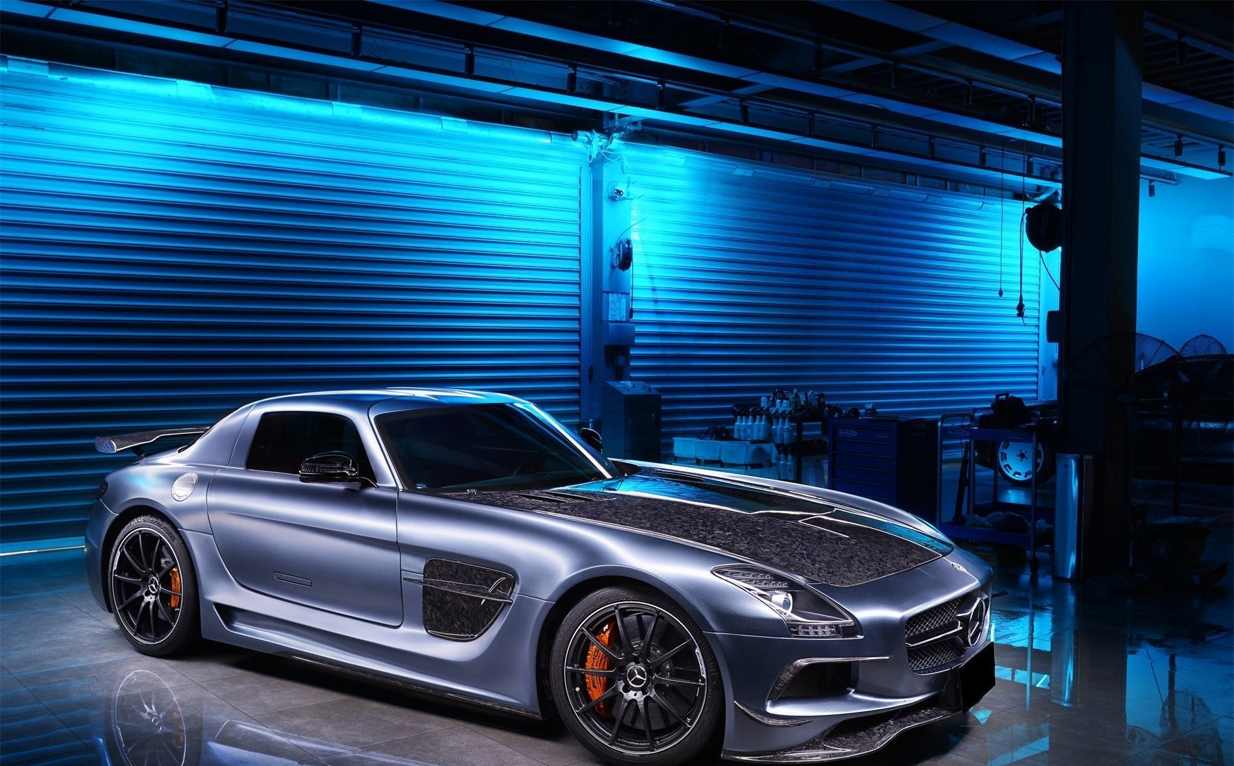 2010 - 2015 Mercedes Benz W197 SLS AMG BKSS Style Front Bumper