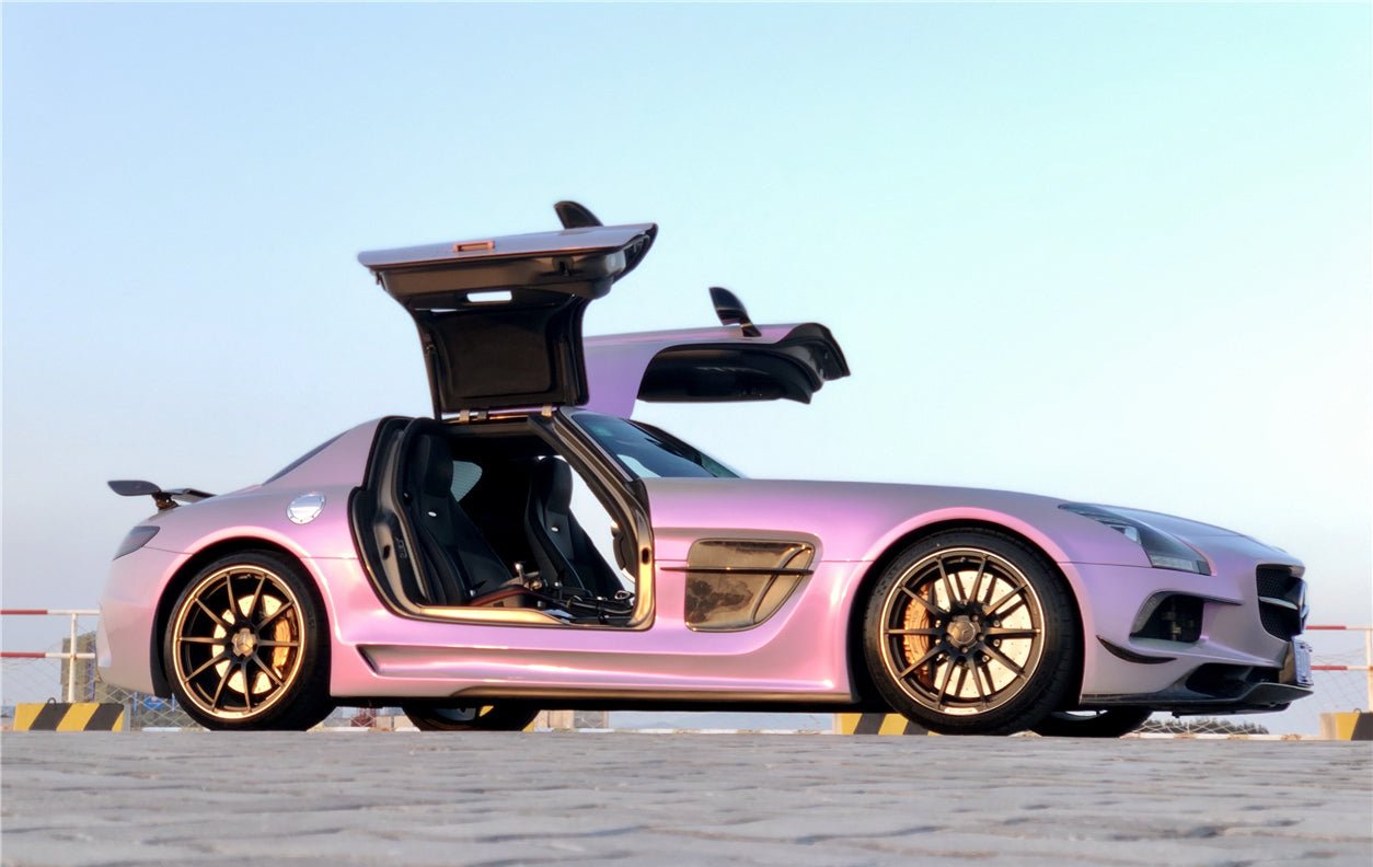 2010 - 2015 Mercedes Benz W197 SLS AMG BKSS Style Side Skirts & Fender