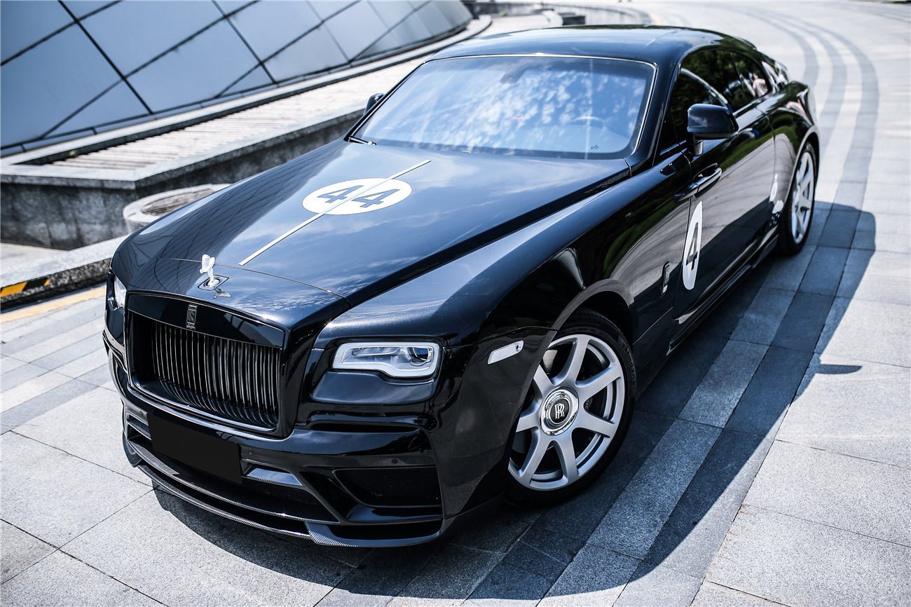 DarwinPRO 2016-2020 Rolls-Royce Wraith & Dawn - BKSS Portion Carbon Fiber Front Bumper - DarwinPRO Aerodynamics