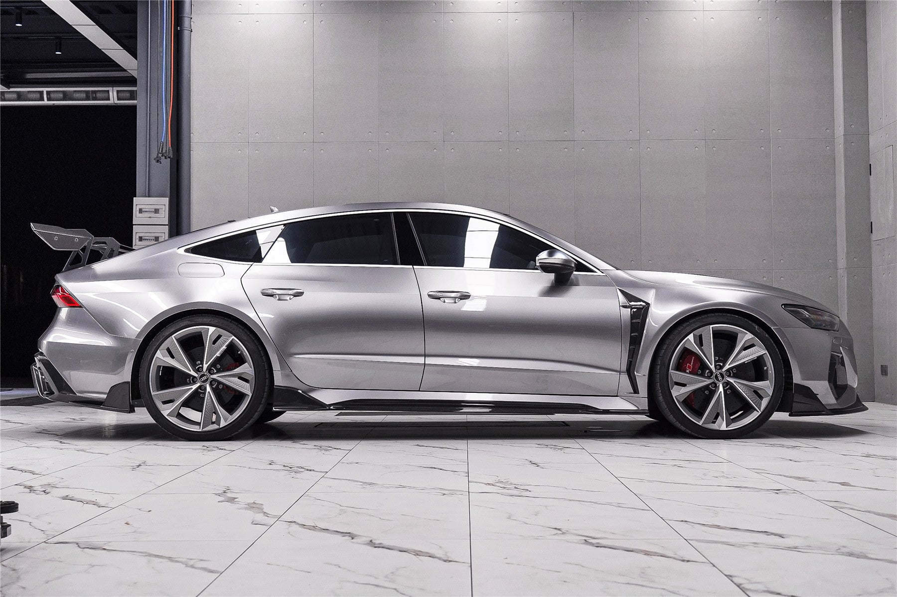 2019 - 2025 Audi RS6 Avant C8 & RS7 C8 Quattro IMP Performance Side Skirts Under Board