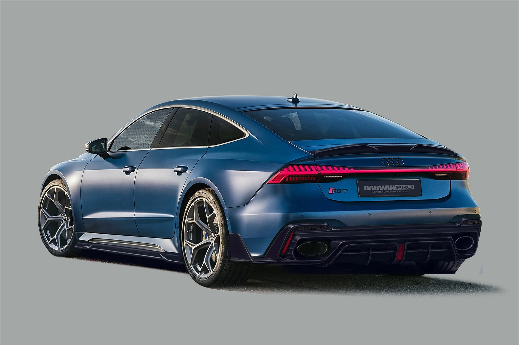 2019 - 2025 Audi RS7 A7 S7 C8 Quattro IMP Performance Ver.2 Trunk Spoiler