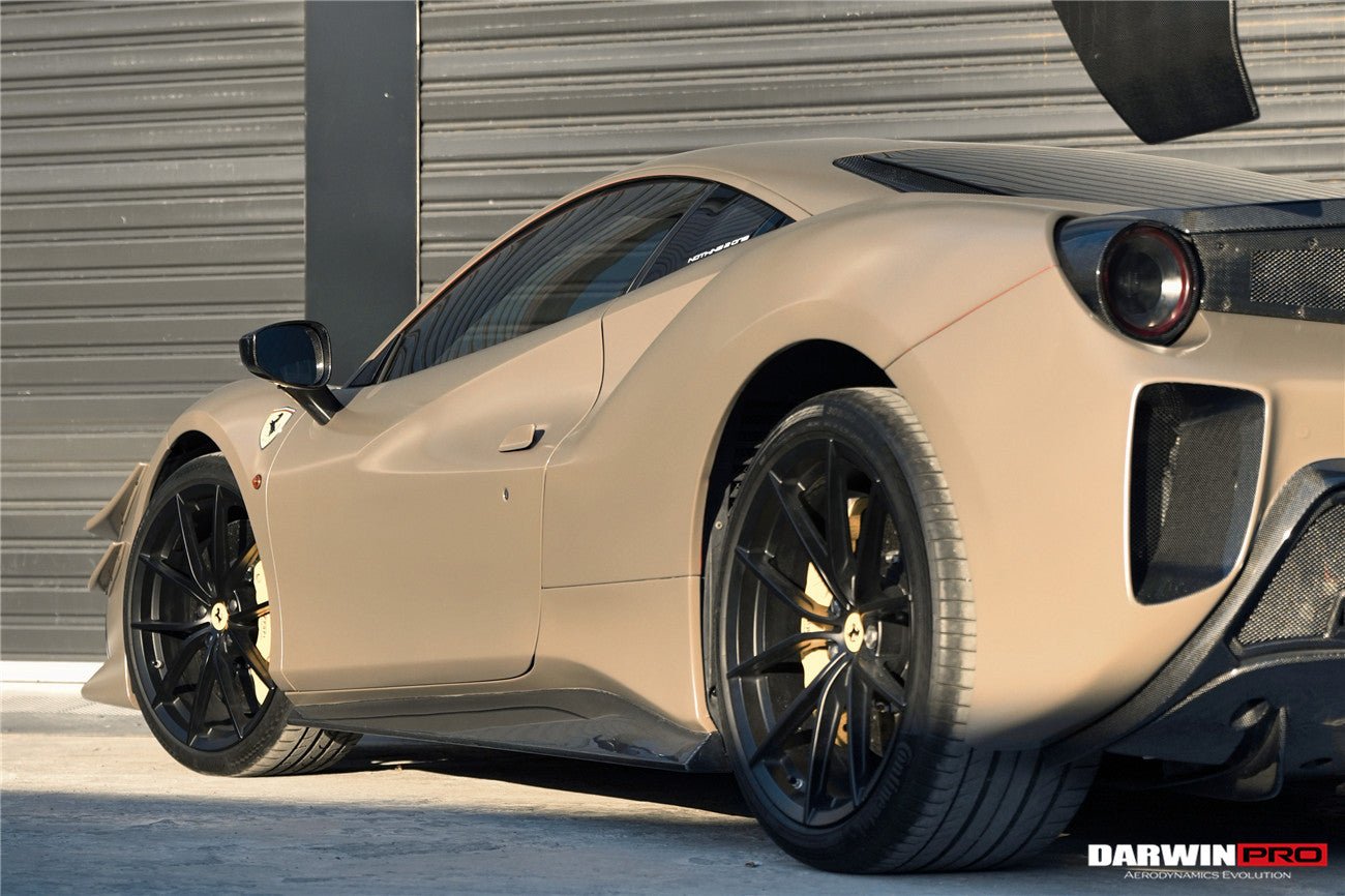 2015 - 2020 Ferrari 488 GTB & Spyder Challenge Evo Modena Style Side Skirts