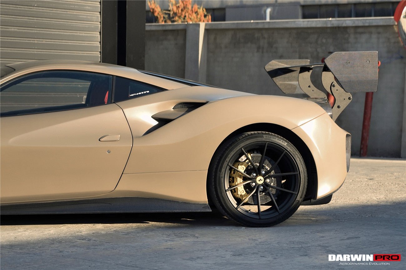 2015 - 2020 Ferrari 488 GTB & Spyder Challenge Evo Modena Style Side Skirts