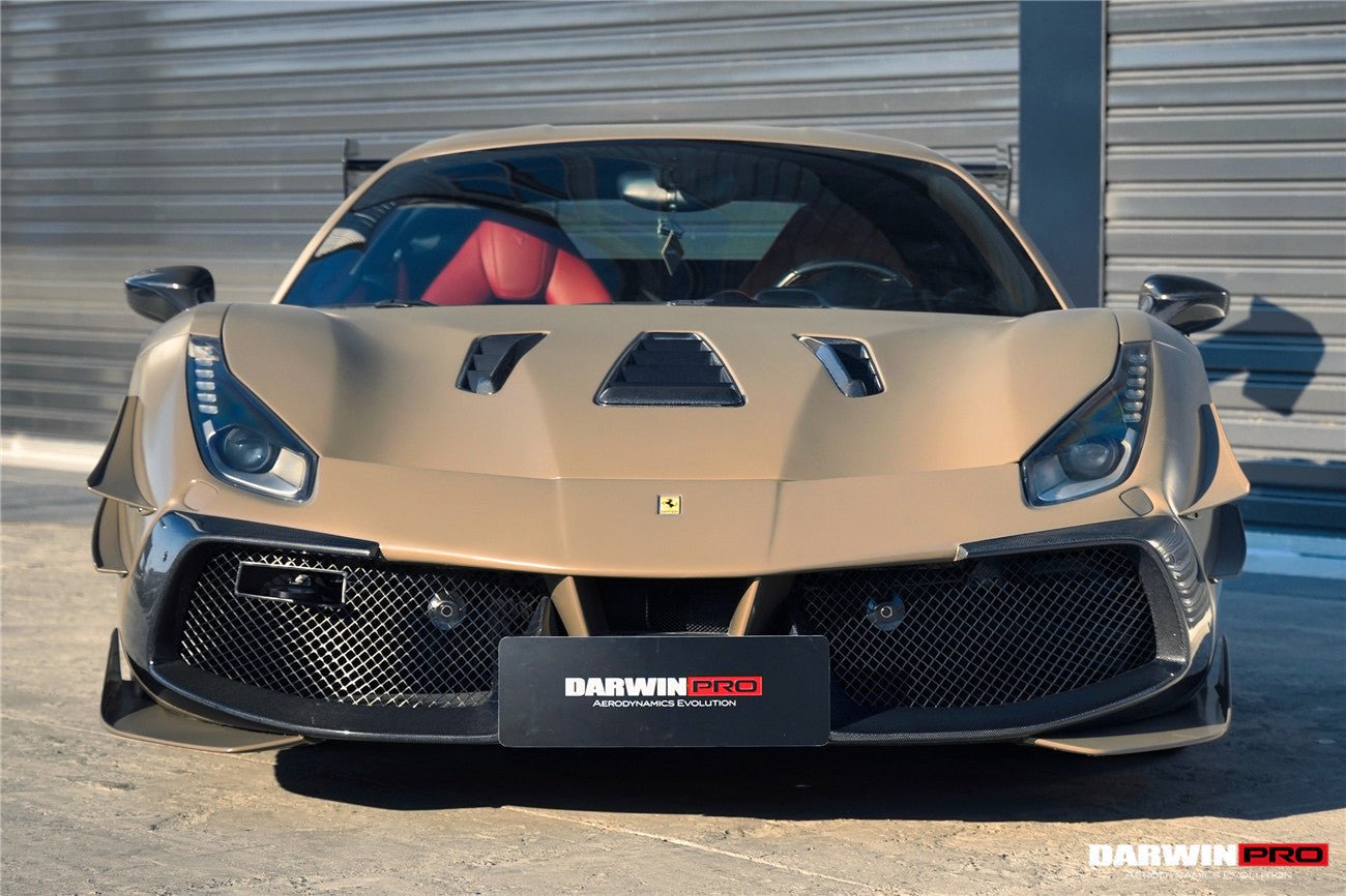 2015 - 2020 Ferrari 488 GTB & Spyder Challenge Evo Modena Style Front Bumper