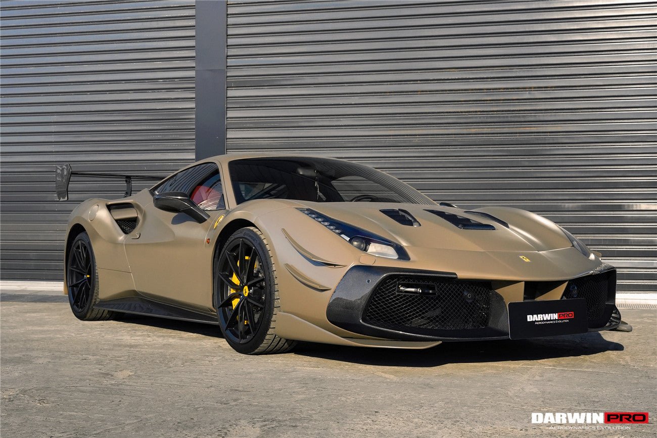 2015 - 2020 Ferrari 488 GTB & Spyder Challenge Evo Modena Style Front Bumper