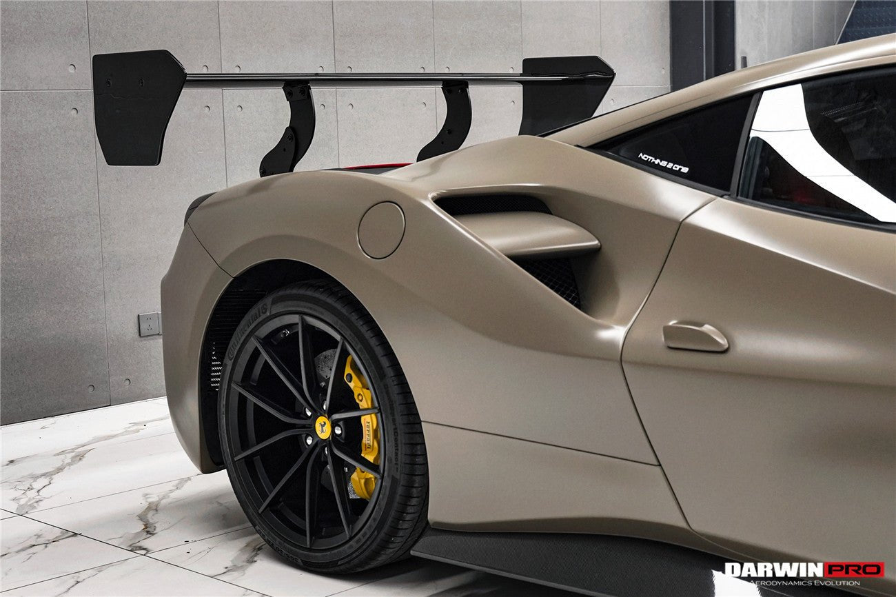 Darwinpro Ferrari 488 GTB Modena Style Rear Bumper & Wing Kit (2015-2020)
