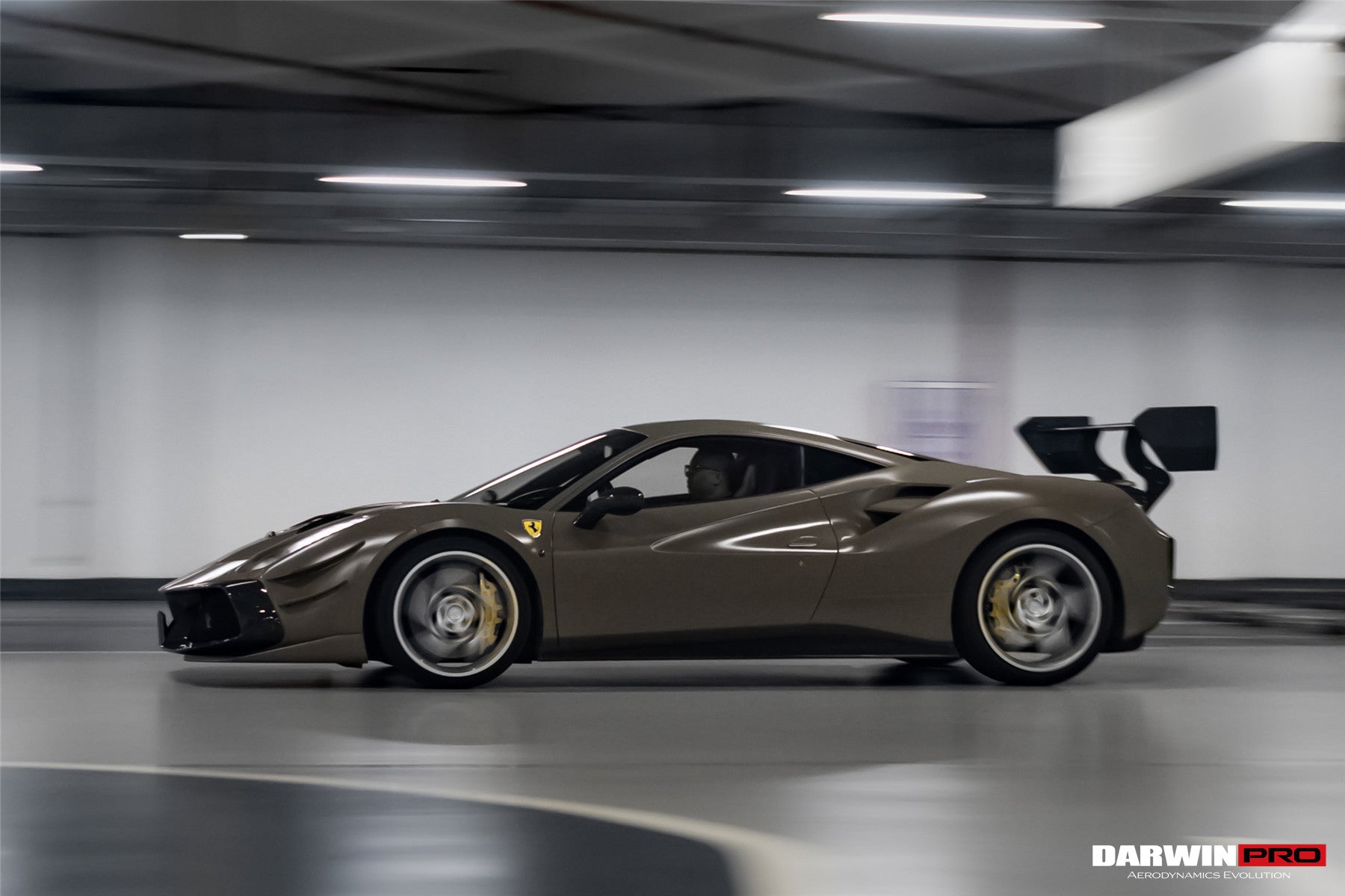 2015 - 2020 Ferrari 488 GTB & Spyder Challenge Evo Modena Style Side Skirts