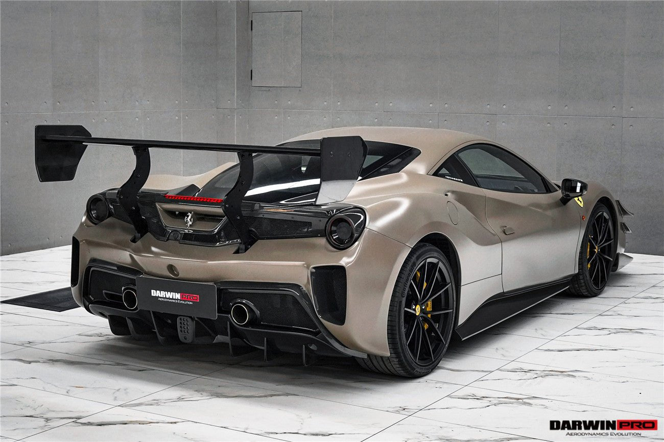 2015 - 2020 Ferrari 488 GTB & Spyder Challenge Evo Modena Style Side Skirts