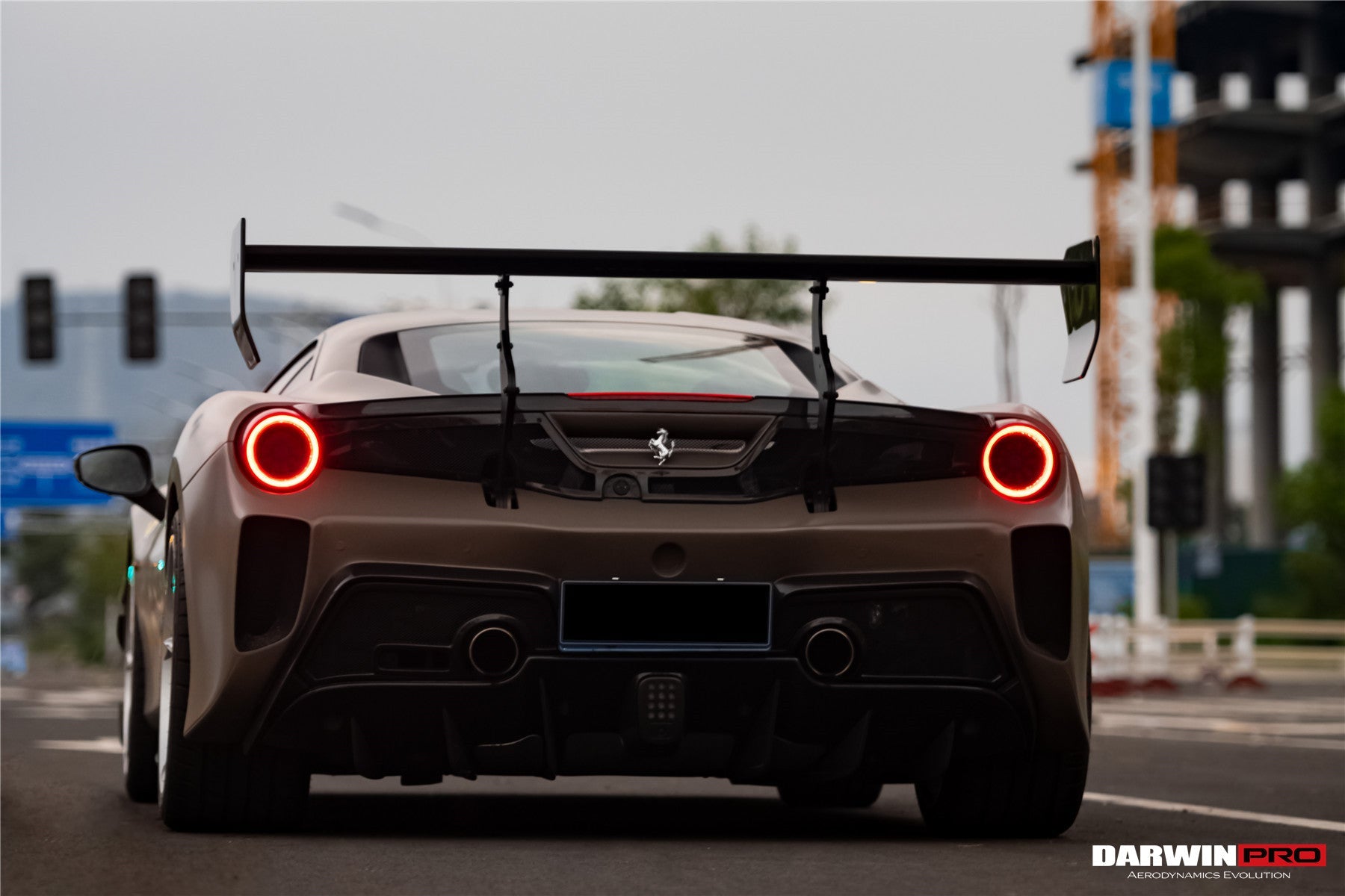 2015 - 2020 Ferrari 488 GTB & Spyder Challenge Evo Modena Style Wing