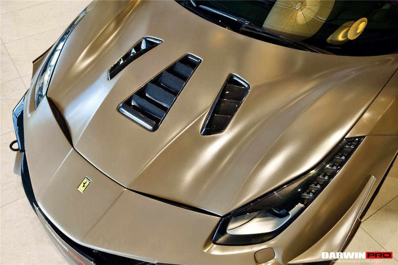2015 - 2020 Ferrari 488 GTB & Spyder Challenge Evo Modena Style Hood