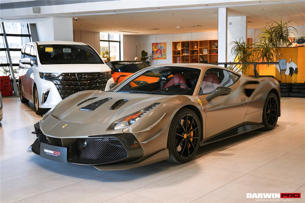 2015 - 2020 Ferrari 488 GTB & Spyder Challenge Evo Modena Style Side Skirts