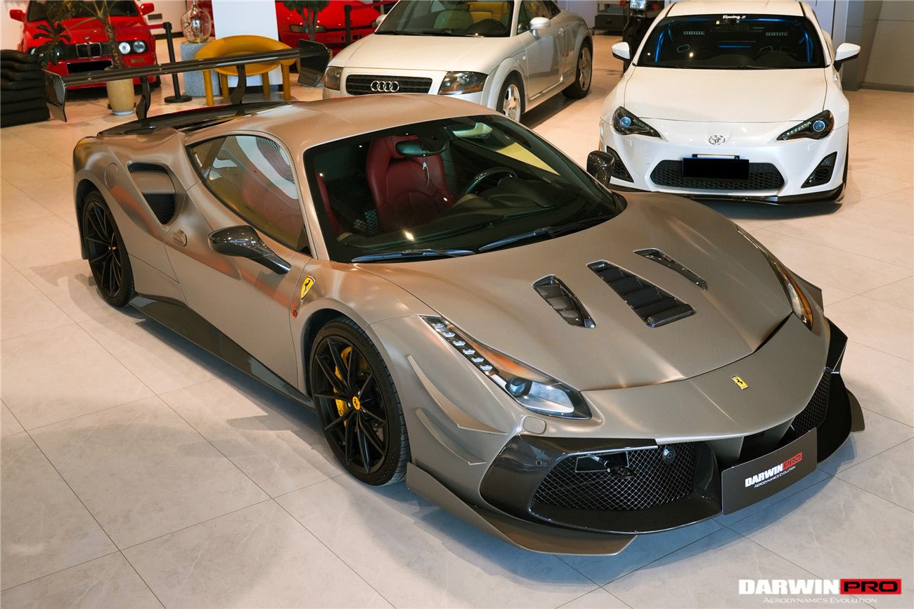 2015 - 2020 Ferrari 488 GTB & Spyder Challenge Evo Modena Style Hood