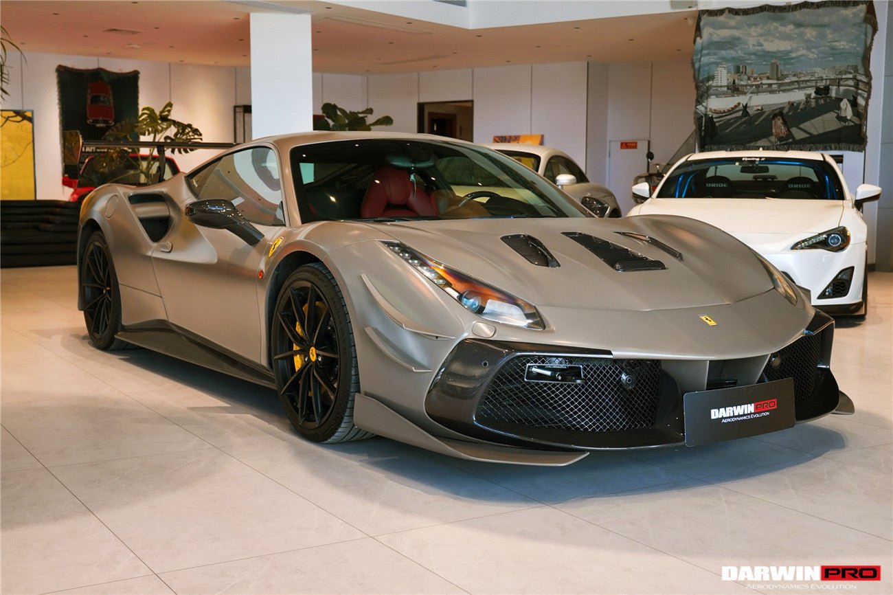 2015 - 2020 Ferrari 488 GTB & Spyder Challenge Evo Modena Style Front Bumper