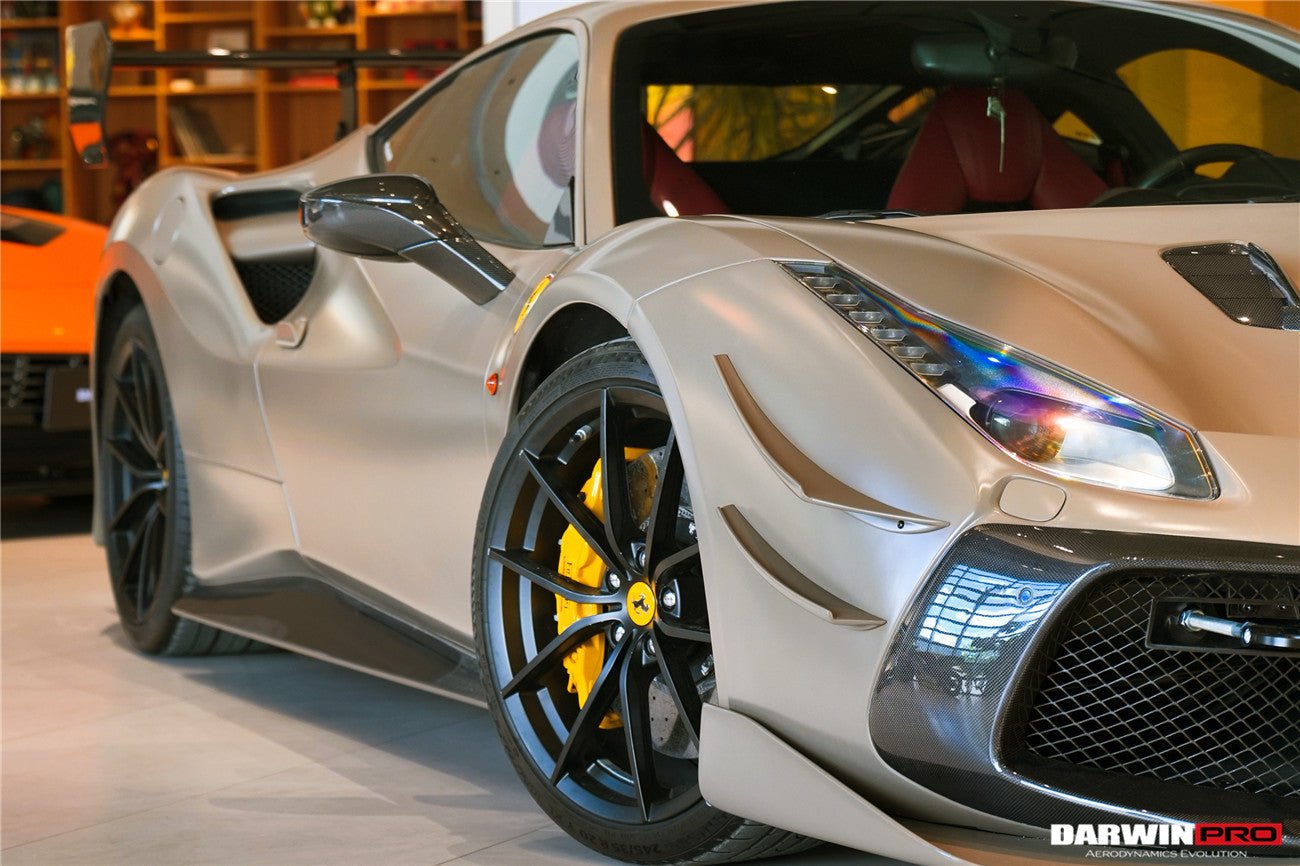 2015 - 2020 Ferrari 488 GTB & Spyder Challenge Evo Modena Style Front Bumper