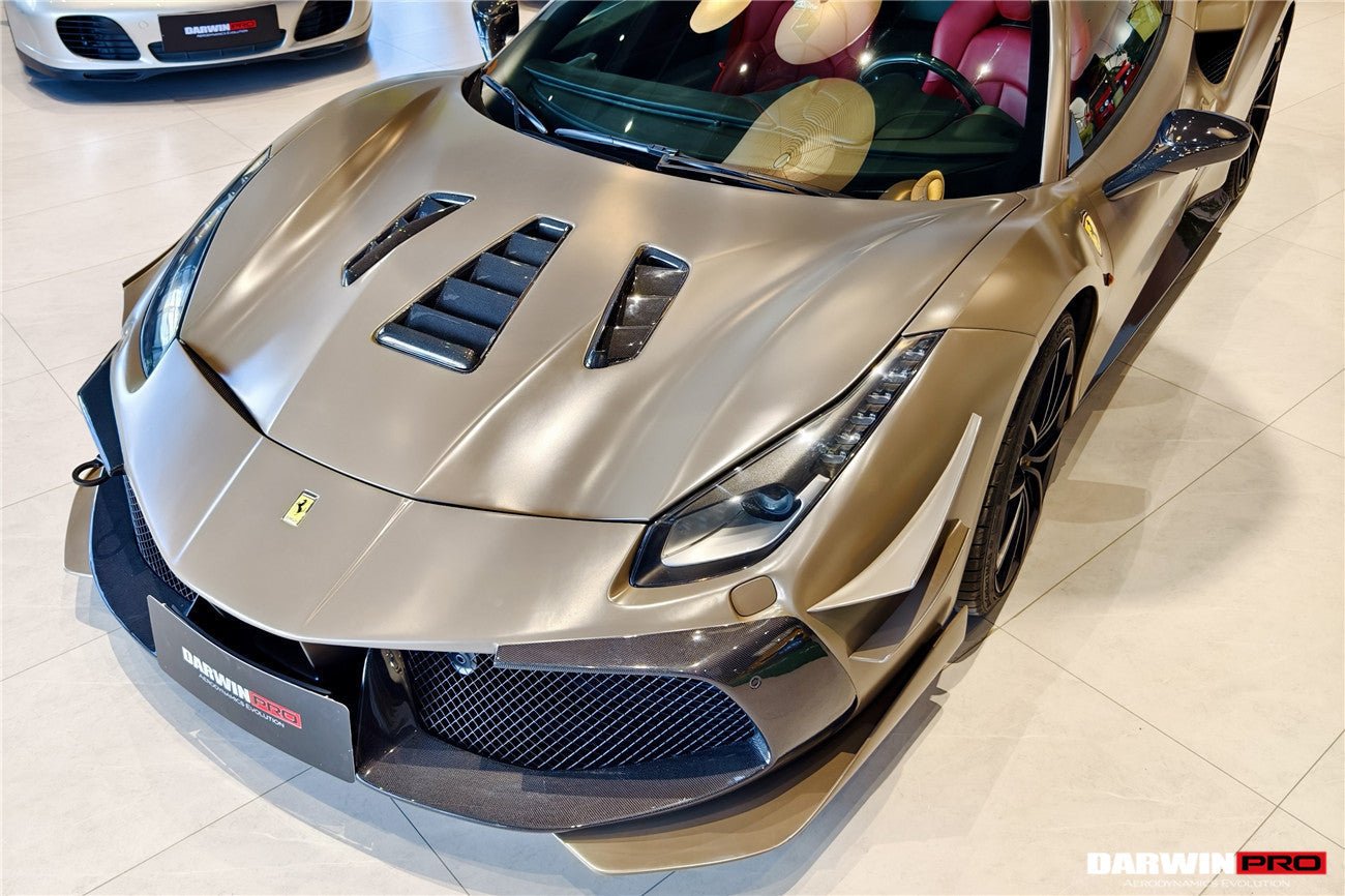 2015 - 2020 Ferrari 488 GTB & Spyder Challenge Evo Modena Style Hood
