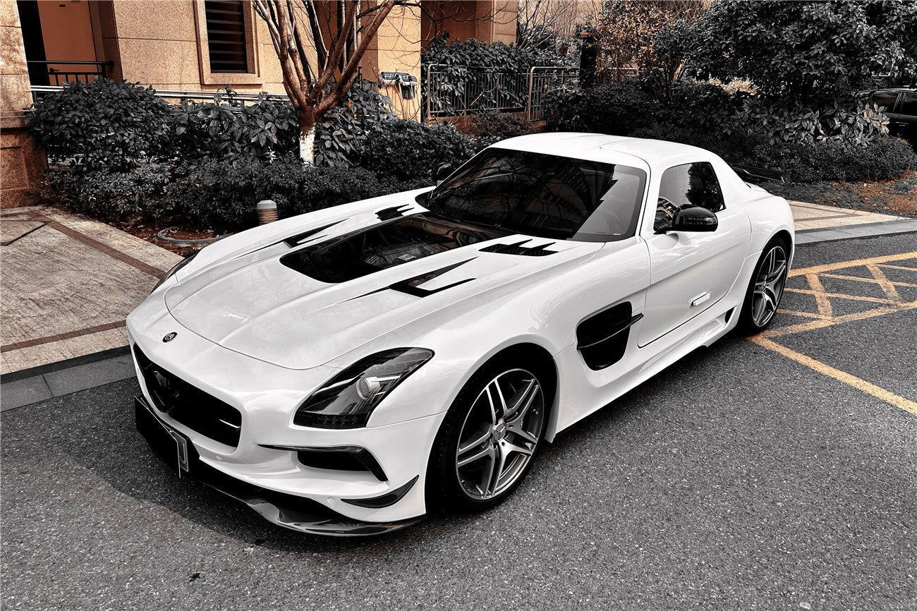 2010-2015 Mercedes Benz W197 SLS AMG IMP Performance Carbon Fiber Hood - DarwinPRO Aerodynamics