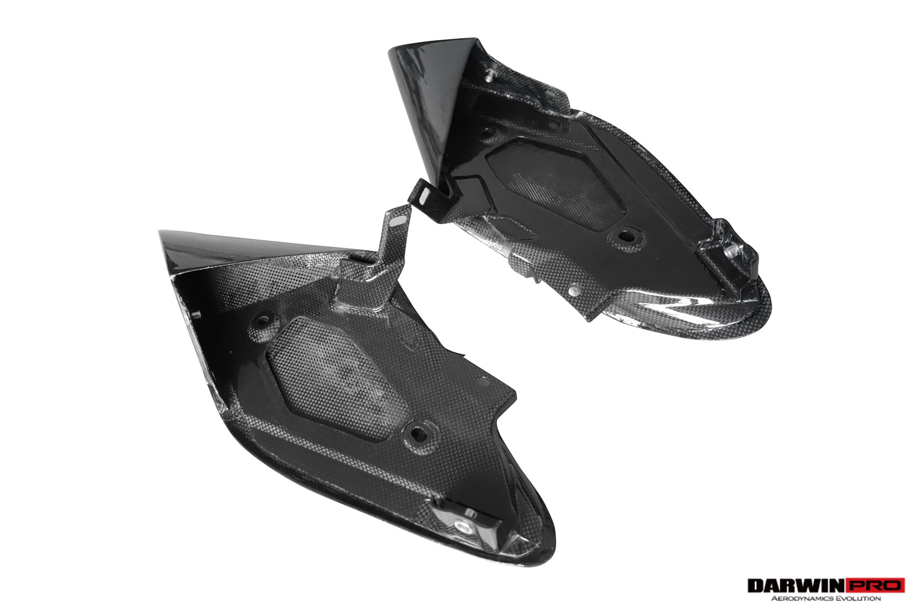 2015 - 2020 Ferrari 488 GTB & Spyder Dry Carbon Fiber Side Air Intake Fins