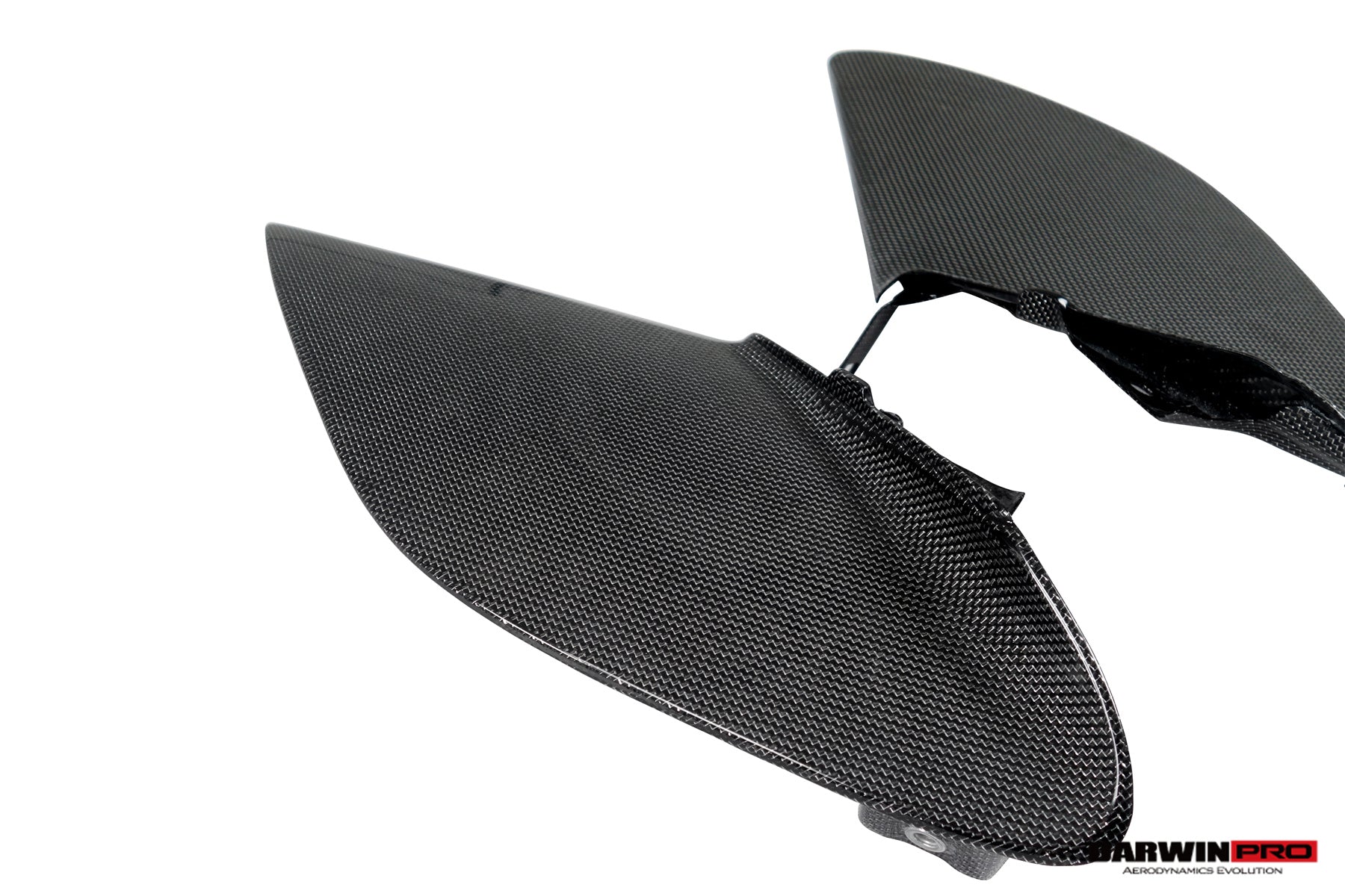 2015 - 2020 Ferrari 488 GTB & Spyder Dry Carbon Fiber Side Air Intake Fins