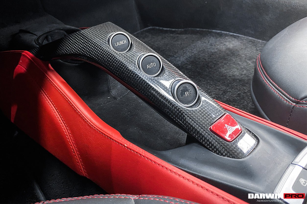 2015-2020 Ferrari 488 GTB & Spider Dry Carbon Fiber Bridge Control - DarwinPRO Aerodynamics