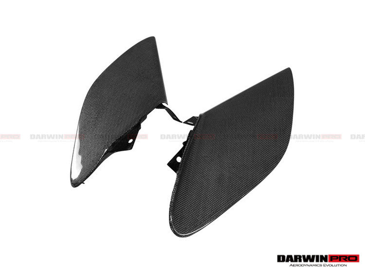 Ferrari 488 GTB Spider Dry Carbon Fiber Side Air Intake Fins 2015-2020