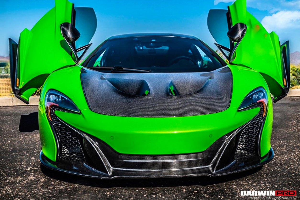 2014-2017 McLaren 650s Front Bumper Top Cover Repalcement - DarwinPRO Aerodynamics