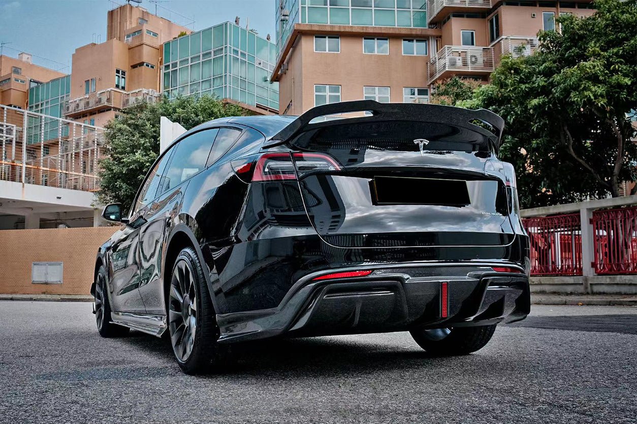 2020-2024 Tesla Model Y IMP Performance Carbon Fiber Trunk Spoiler - DarwinPRO Aerodynamics