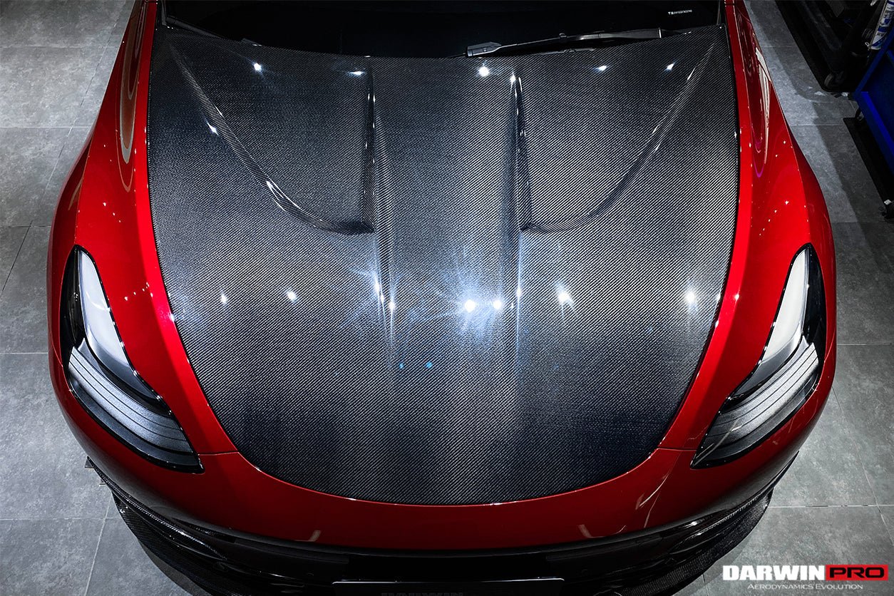 2020-2024 Tesla Model Y IMP Performance Carbon Fiber Hood - DarwinPRO Aerodynamics