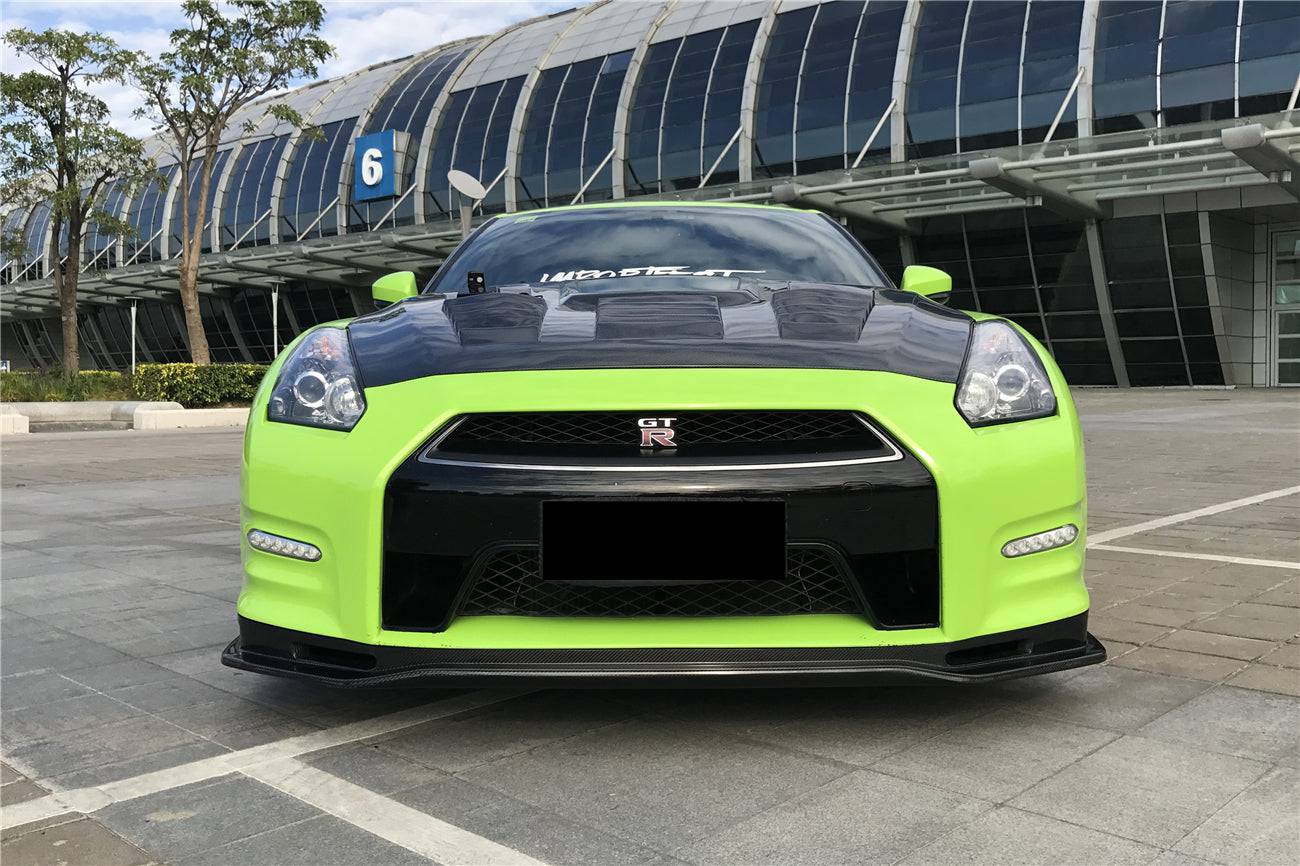 2012-2016 Nissan GTR R35 DBA NSM Style Part Carbon Fiber Front Lip - Carbonado