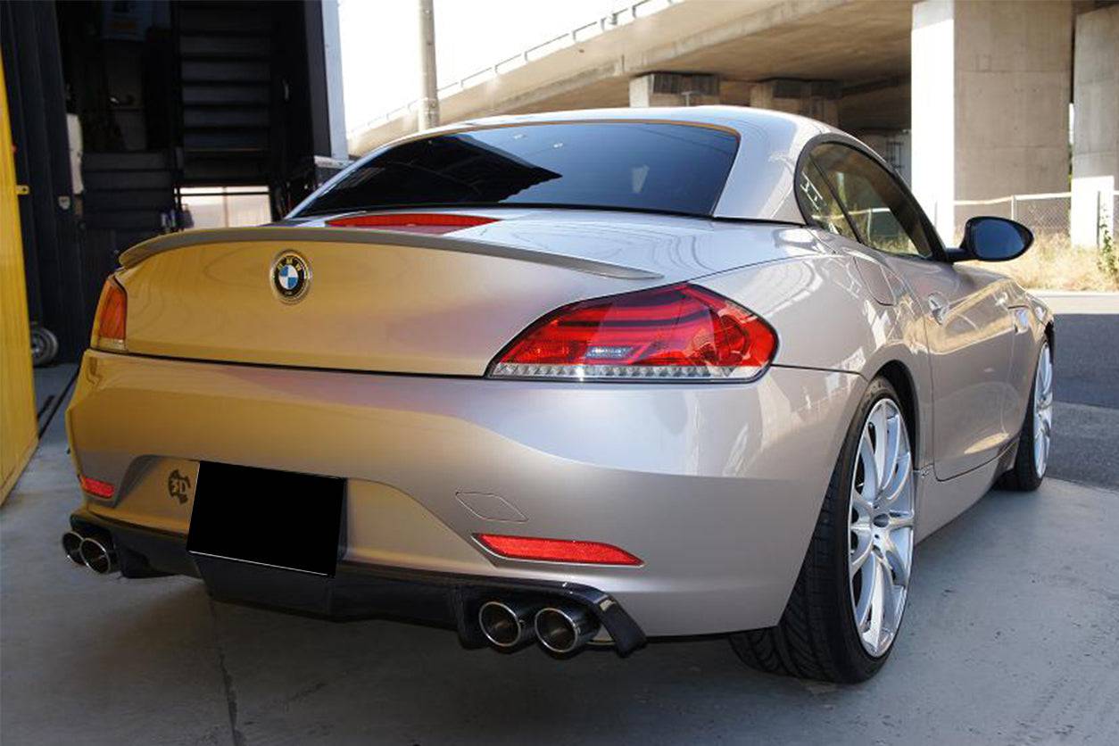 2009-2016 BMW Z4 E89 D3 Style Carbon Fiber Rear Lip - Carbonado