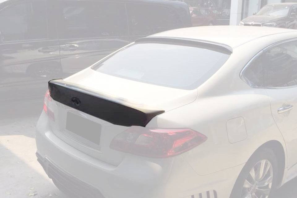 2011-2014 Infiniti Q70 M37 M35 M25 WD Style Trunk Spoiler - Carbonado