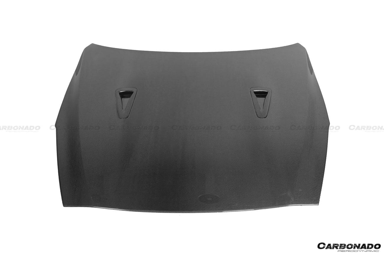 2008-2016 Nissan GTR R35 CBA/DBA OEM Style Carbon Fiber Hood - Carbonado