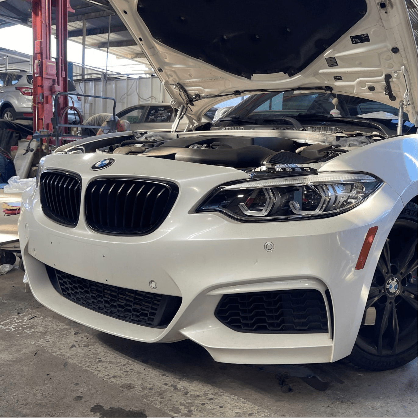 F87 M2 F22 2 Series LCI Ikon Style CSL Yellow/White Headlights (2014 - 2021)