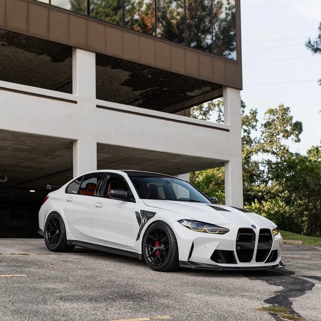 BMW G8X G80 M3 G82 M4 G22 4 Series CSL Yellow/White Complete Laser Style Headlights (2021 - Present)